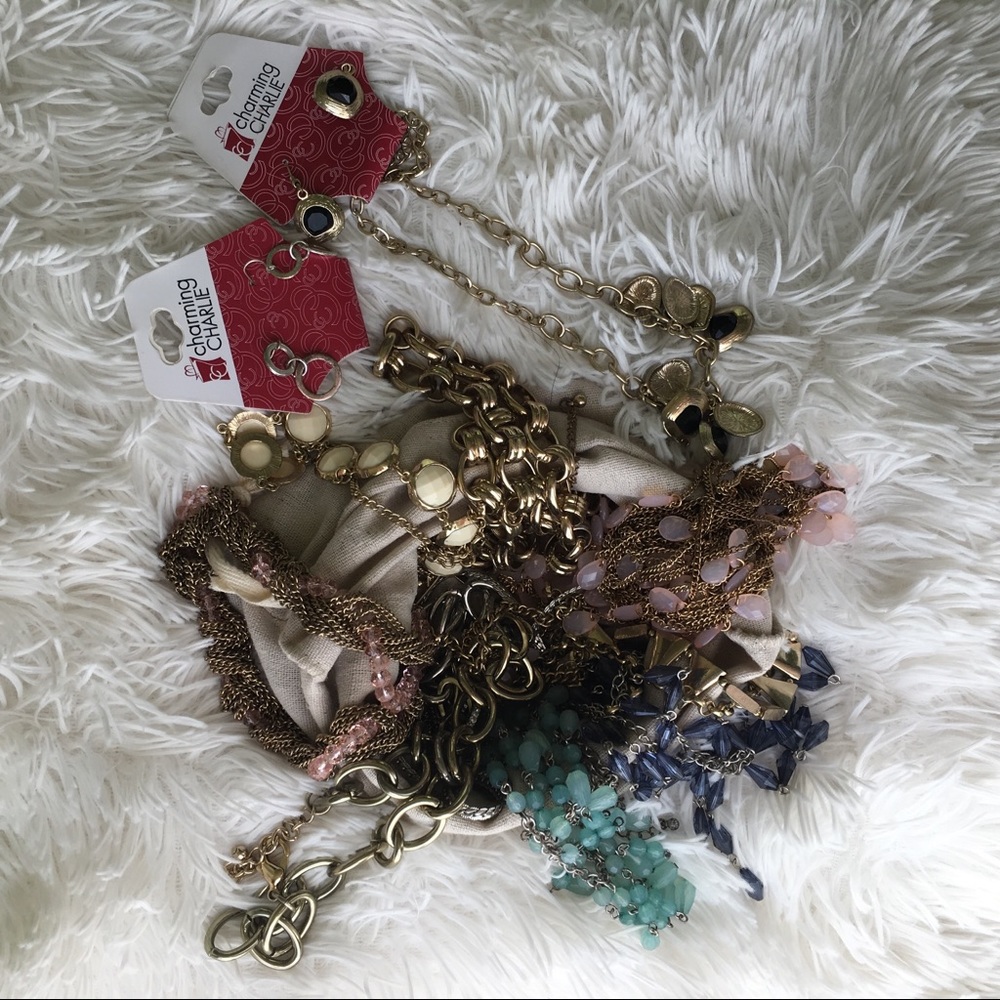 Assorted accessories from Charming Charlie